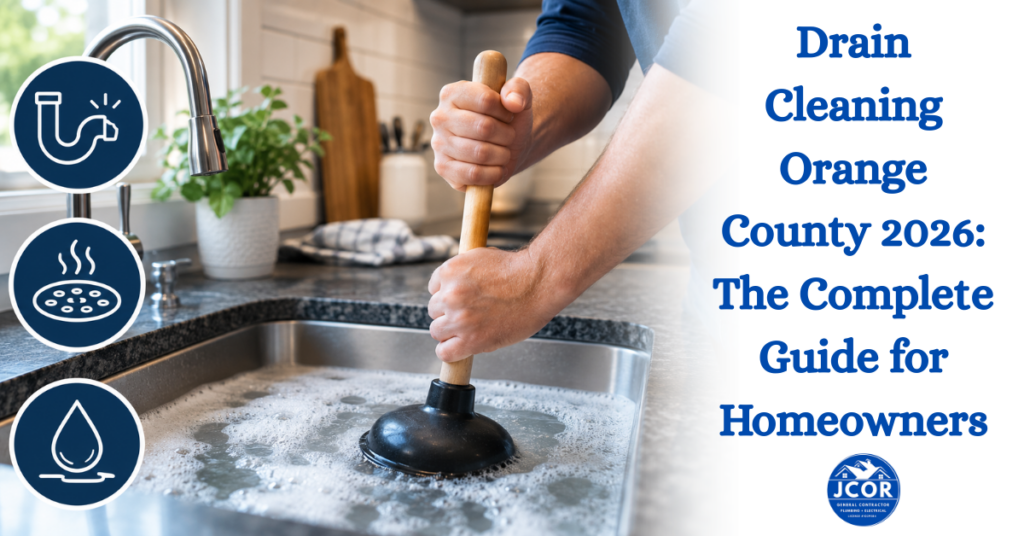 Drain Cleaning Orange County 2026: The Complete Guide for Homeowners