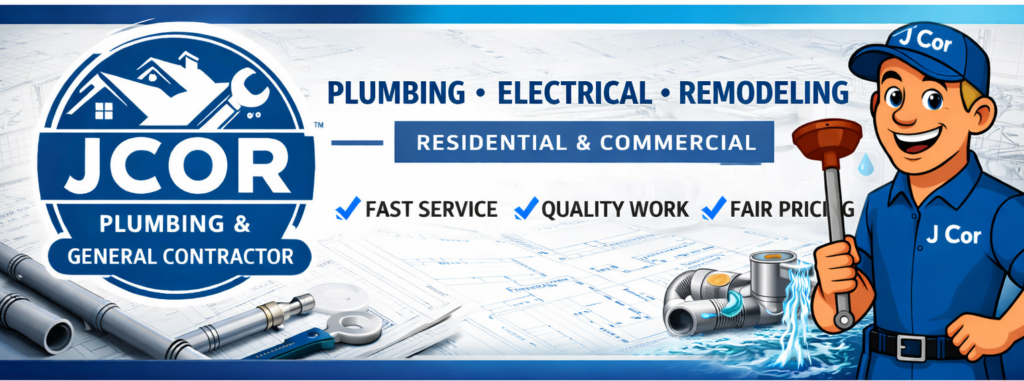 Plumbing and general contractor advertisement