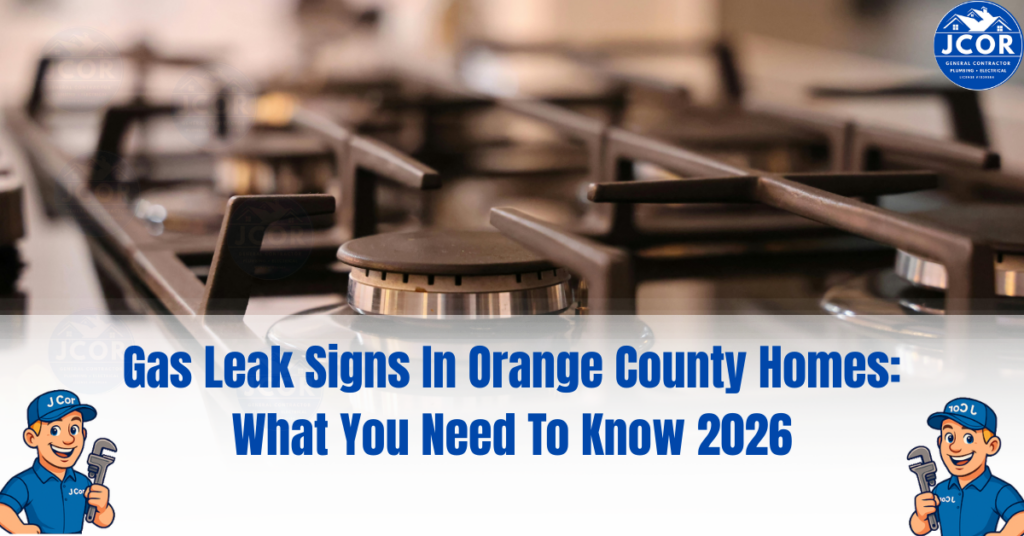 Gas Leak Signs In Orange County Homes: What You Need To Know 2026